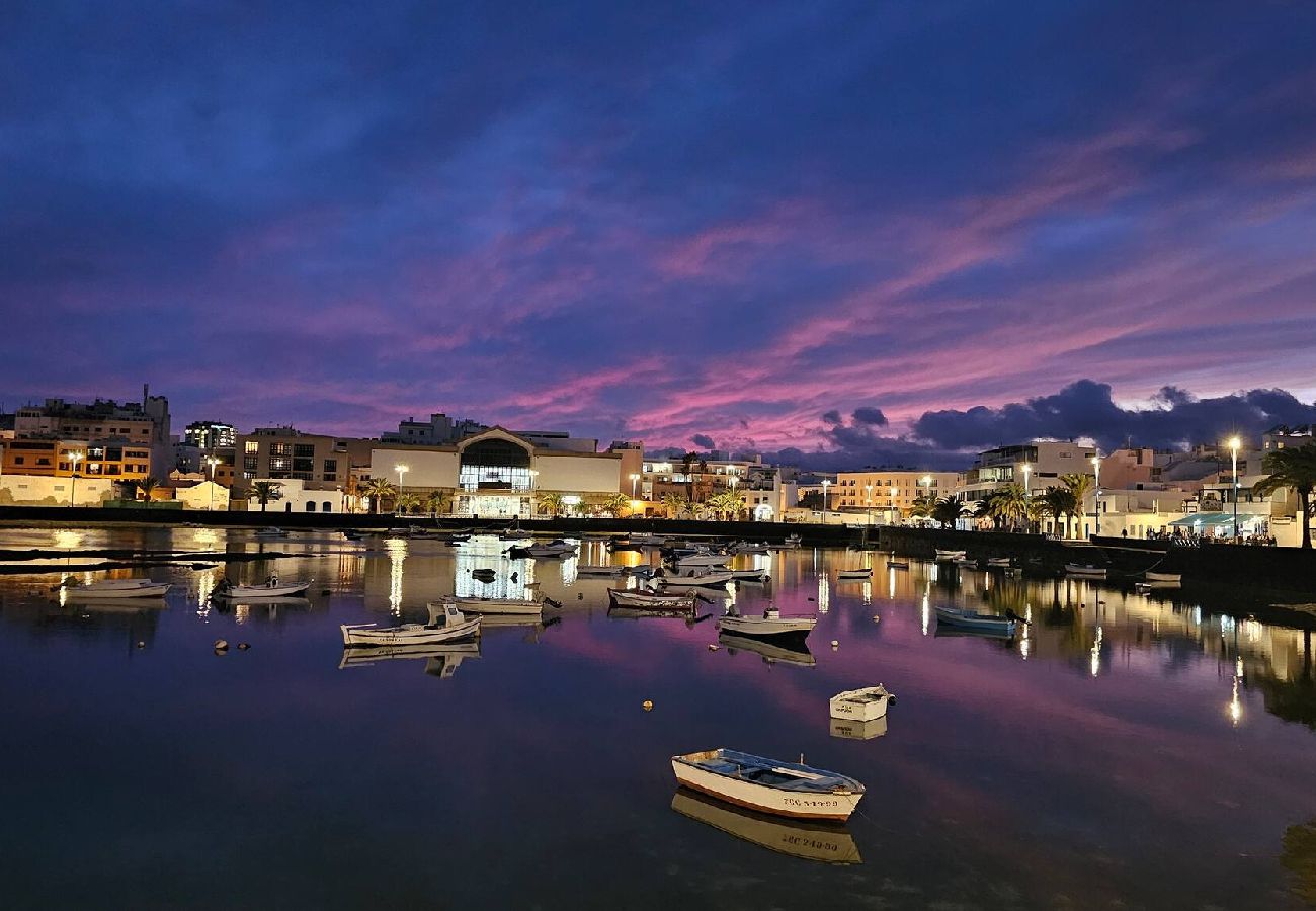 Apartamento en Arrecife - El Charco de San Ginés. Ático con vistas al mar!