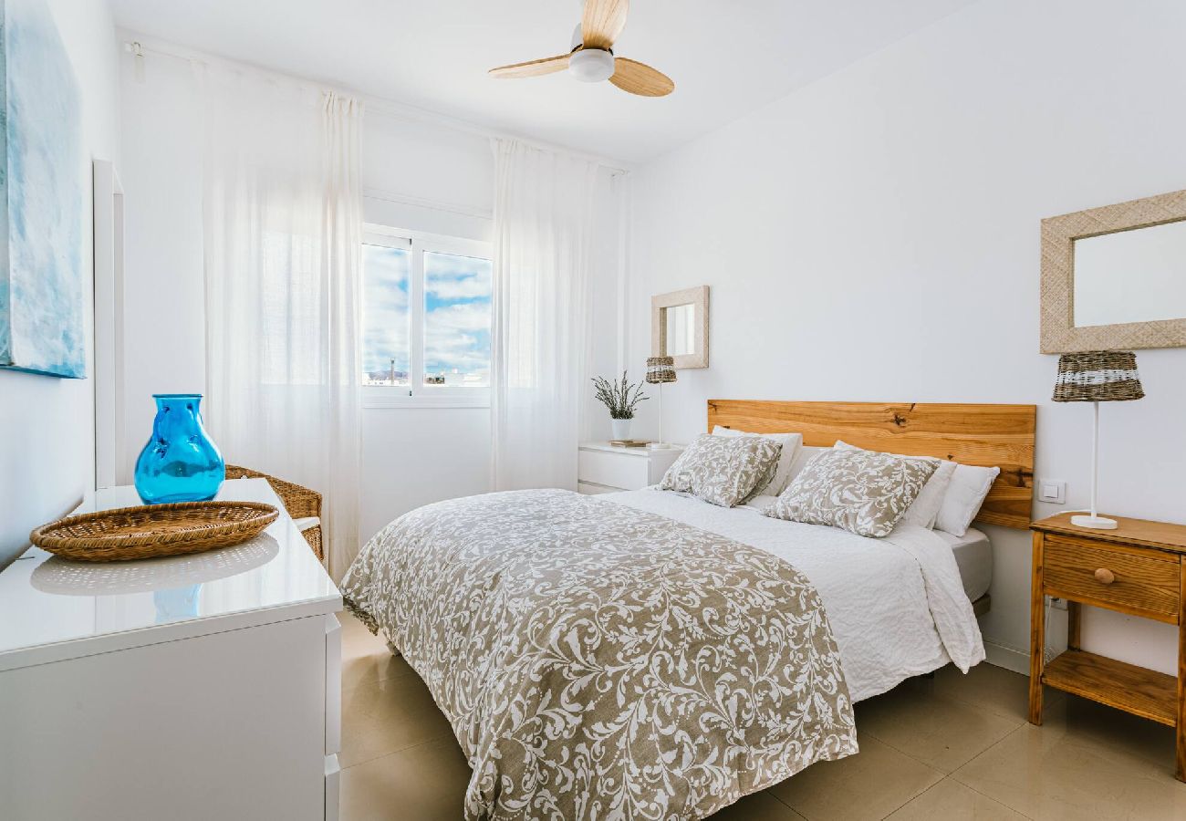 Ferienwohnung in Arrecife - El Charco de San Ginés. Apartment mit Meerblick!