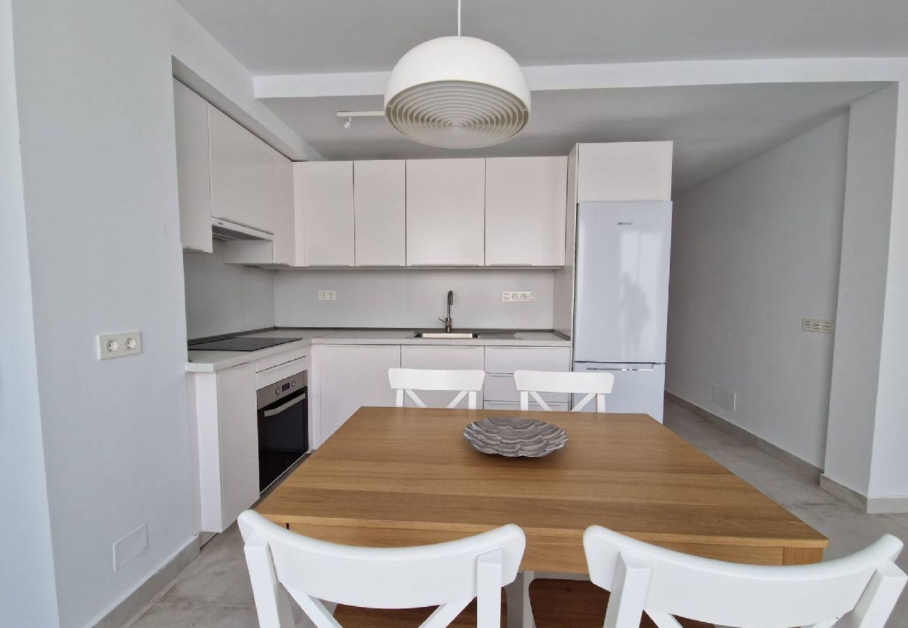 Ferienwohnung in Arrecife - El Charco de San Ginés. Penthouse mit Meerblick!