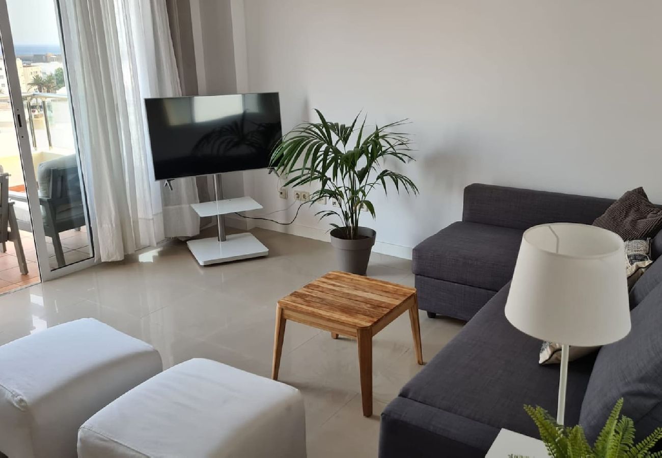 Ferienwohnung in Arrecife - El Charco de San Ginés! Apartment mit beeindruckender Terrasse und Meerblick!