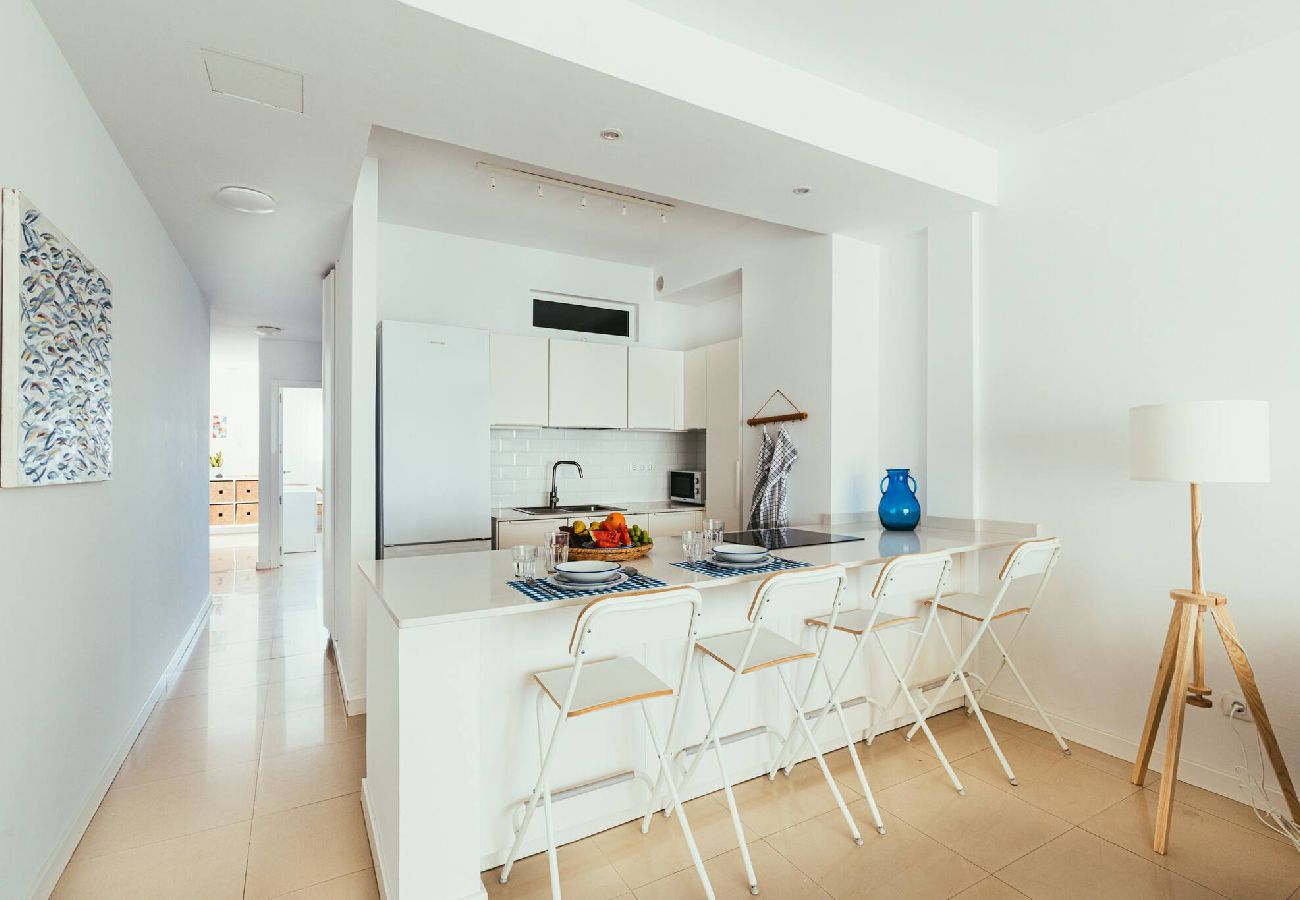 Appartement à Arrecife - El Charco de San Ginés. Appartement avec vue sur la mer !