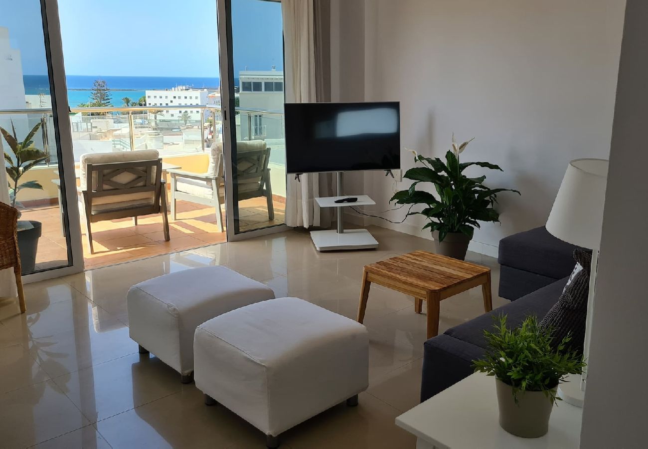 Appartement à Arrecife - El Charco de San Ginés ! Appartement avec une terrasse impressionnante et vue sur la mer!