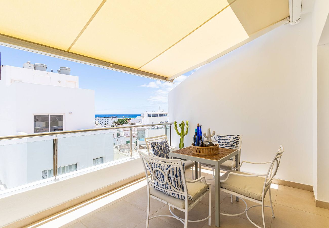 Appartamento a Arrecife - El Charco de San Ginés. Appartamento con vista sul mare!